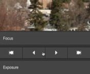 Here&#39;s a quick demo of setting up an overnight exposure ramp with the VIEW using the mobile interface.The interface is still pretty minimal, but you can see the functionality.I plan to add more options yet, such as maximum shutter speed, etc.And of course keyframe focus and motion!nnThe resulting time-lapse ran all night and turned out pretty well apart from fogging over on and off because I had it too close to the chimney (and downwind apparently), so whenever the furnace ran, it fogged u