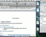 A quick screen cast-based video walking you through the steps to make a TOC in Word 2008 for Mac.