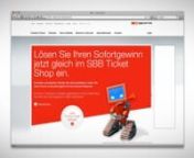 Awareness campaign for the Swiss Federal Railways. “Buy your ticket now everywhere.”nA personalized video is being created on the servers after filling out the online form. The ticket machine flies to your home. This is being indicated in some scenes as follows:nn-loading sequence with actual user form inputn-google streetview snap of closest city station based on user formn-actual google maps flyover, location based on user form inputn-town sign based on user inputn-landing sequence, google