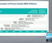 Marc Villemade, Lead Architect, discusses the new features of Scality RING 6.0, including the new enhanced scale-out file system, failover, and undelete features.nnRecorded at Storage Field Day 11 in San Francisco on October 8, 2016. For more information, please visit http://Scality.com/ or http://TechFieldDay.com/event/sfd11/