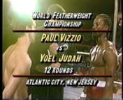 Paul Vizzio vs Yoel Juddah from juddah