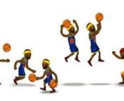 Animation sprites from basketball game- Stickman Slam Dunk by gamechefs.com