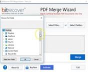 To create single PDF from multiple PDF files use freeware PDF merger that provides fastest speed during combine several PDF files into one without loss of data. This software gives dual options to choose PDF files as Select Files or Select Folder so users can easily merge a lot of PDF files at once. nFor more details visit official page: http://goo.gl/s6yN7J