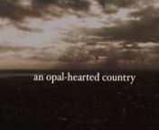 a video that captures my view of australia. a portrait of a vast land that sees no end. a trip from the south to the middle of nowhere. an opal-hearted country.nnshot and edited by me.nmusic by the wonderfull ALEX KOZOBOLIS (thanks again for letting me use your music), you can find him at http://www.alexkozobolis.com and the title of the song is &#39;i promise&#39;nnshot with gh4 at 60frames. edited with premiere pro and after effects. grading done in davinci resolve. sound-design in audition. nnthanks