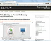 Shows how to download and install VMWare&#39;s Horizon View client on a PC. Mac also available.