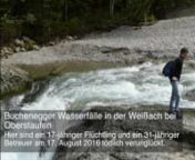 Ein 17-jähriger Flüchtling und ein 31-jähriger Betreuer sind am Mittwochnachmittag gegen 14.15 Uhr an den Buchenegger Wasserfällen in der Weißach bei Oberstaufen tödlich verunglückt. www.all-in.de/2337784