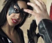 Marilinda Rivera as MYNX. Heroine Kombat BULDGE VS MYNX. the Superheroines Project by Cross the Line Entertainment.nwww.TheSuperheroines.com