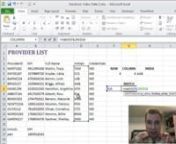 Watch Excel Video 179 to get started with MATCH, a flexible Excel function that can add power to other functions.The syntax of MATCH is:nn=MATCH(what to look for, where to find it, match type).nnWhat to look for (lookup value) and the range to find it are very similar to VLOOKUP and HLOOKUP.The match type is a little different.Instead of true and false, match type can be 1 (largest value that is less than or equal to the lookup value with the data sorted in ascending order, similar to TRUE