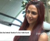 Esha Deol attends ‘Barefoot To Goa’ trailer launch from esha deol