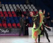 Gleb Naumkin &amp; Varvara DruzhininanTangonMoskovia Dance 2015nJu2 final