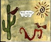 This is an animation I created based on drawings I did while travelling and living in Mexico. I chose an environmental theme and have the characters talking in Spanish with English subtitles. I created this in my final year of Elam School of Fine Arts in 1998 and have since won a Best Animation award for this in Southland New Zealand, Spirit of Southland Film Competition in 2003