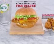 Arby's King's Hawaiin Fish Deluxe from arby