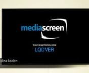 Mediascreen Smart är en av Sveriges mest flexibla system för digital skyltning. nEnkel att hantera och installera och fungerar på alla Samsung SSSP 2.0 skärmar och uppåt.nnHemsidan: http://www.mediascreen.nunMediascreens digitala skyltar: https://vimeo.com/28988182nMer Signage videos från Mediascreen på:https://vimeo.com/mediascreennnDigital signage är ett beprövat koncept som gör det lättare att göra uppsälj eller framhäva kompletterande produkter som uppmuntrar ett sista-minute