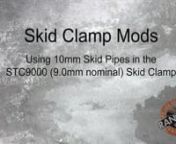 How to use 10mm skid pipes with the STC9000 (9.0mm nominal) Skid Clamp. To learn about all the mods you can do to your Random Heli Skid clamps visit the randomheli.com web site and this page: https://randomheli.com/Mods-You-Can-Do_a/300.htm