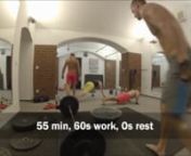 Pro představu jak trénuje mistr shybu Jan Kareš ve svém fitness s jeho týmem. nTrénink byl přesně 3hod55min (malý test na 24hodin v Bratislavě)nDoražte a přijeďte ho podpořit!