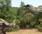 Les impressionnants Tyrannosaure-Rex et Styracosaure de 8 et 6 mètres de haut bougent, grognent et rugissent sous vos yeux…nEmbarquement immédiat pour une aventure pleine de sensations fortes face aux impressionnants dinosaures animés de Préhisto Dino Parc !
