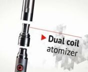 The stylish LIQUA Q Vaping Pen, available in black and white, is a hassle-free device with a large 2.0ml tank, one-touch operation, and a micro-USB charger, allowing for vaping and charging at the same time. Each atomizer is also dry-burned and oven-cooked to deliver a 100% pure, fresh taste from the very first vape. We’ve also equipped this device with a dual-coil atomizer, meaning that our lightweight, easy-to-handle 650mAh battery is able to work more efficiently, delivering up to 300 puffs
