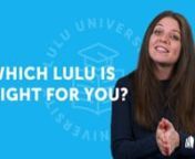 Find out more about which Lulu service is right for you: http://bit.ly/2SNvPjYnnWhether you&#39;re an author, entrepreneur, educator, non-profit, artist, student, creative, health professional, photographer,or anyone who wants to print a book, there is a Lulu platform for you!Let&#39;s take a look at four different Lulu offerings and how they are built help you succeed.nnLulu.com - All the free tools you need to publish and distribute your work. Opt into our GlobalReach program to distribute your wo