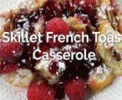 Breakfast just got easier with the Saladmaster Electric Skillet. Ready in just 18 minutes, this French Toast Casserole will have everyone in the family coming back for more. Customize the recipe by using your favorite fruit and preserves- the possibilities are endless!