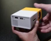 Coolux YG300 YG-300 Mini LED Projector - Travel Friendly from yg300 projector