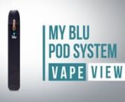 MyBlu Starter Kit: https://www.vapesuperstore.co.uk/products/myblu-vape-starter-kitnnThe MyBlu Starter kit is a closed pod system vape pen that is aimed at current smokers trying to make the switch to vaping. There are no buttons to press or any settings to mess with. Just simply inhale like you would a cigarette and enjoy. This kit is super lightweight weighing in at only 22g and a flat design which makes this vape pen an easy fit into your pocket or bag. The pen houses a 350mah battery which i