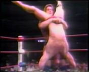 Definitely some 1980&#39;s wrestling jobbing highlights with young Texas stallion rookier Sam Houston being beaten up by two other jobbers and then Black Bart destroys white trunk clad black muscle boy Rocky King. Then KEVIN VON ERICH UPSIDE DOWN for a second LOL