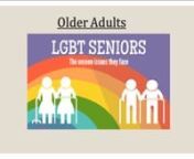 Enjoy this informative webinar with Marco Ramirez of the Orange County Health Care Agency ACCEPT Program.nnMr. Ramirez helps you recognize and define common terms used within the LGBTQI community, better understand some of the mental health needs of the LGBTQI Community, discusses Cass’s 6 stages of identity development model and identifies ways to be an LGBTQI+ ally.nnHere are links to 3 videos shown during the webinar:nnAging as LGBT: Two Stories (Very good idea of how Older LBGITQ+ individu