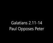 Indian Sign Language (ISL) Deaf Bible (KJV) Galatians 2:11-14 Paul Opposes Peter