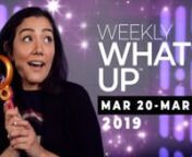 We know we’re not the only ones ready for the weekend...�� Here’s what you’ll see this time on Weekly What’s Up!: nn+ Conventions: C2E2 Chicago Comic &amp; Entertainment Expo (3.22 - 3.24 in Chicago, IL), Metrotham Con (3.22 - 3.24 in East Ridge, TN), Minefaire Dallas (3.23- 3.24 in Dallas, TX), and Grape City Con (3.24 in Lodi, CA)n+ Movies / TV: Jordan Peele’s upcoming horror thriller Us (The trailer has us freaking out already!) and Netflix’s The OA (Season 2 premieres this