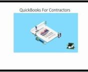 This QuickBooks training course will show you every possible thing that QuickBooks can do for a contractor company. You will learn in QuickBooks how to:nnSet up a QuickBooks Contractor filennInput The Specific Chart of Accounts That A Contractor Would Need In QuickBooksnnManage And Customize The Icon BarnnSet Up And Manage The QuickBooks Items List For Contractor UsennSet The QuickBooks Preferences For The Options And Settings That Contractors NeednnCreate Estimates From Contracts, Create Invoic