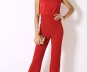 Show off some sass. The AKIRA Label Sassy And Classy Tie Neck Jumpsuit is a chic and sophisticated jumpsuit complete with a sleeveless design, back zipper, cinched waist, wide leg attached pants and a sheer tie fabric detail at the collar. Pair with your favorite strappy stilettos and statement earrings to complete the look.