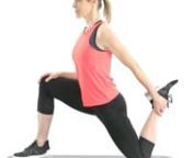 Grasp your ankle and pull your heel toward your buttocks while keeping your chest up.