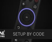 The Streamer remote is pre-programed to control a Roku streaming box, just insert batteries and it will work directly. However it can also be programmed to control another brand of streamer as well as the Volume, Mute, Input and Power of your TV, or if required, the Volume and Mutenof your Sound Bar.