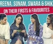 Kareena Kapoor Khan, Sonam Kapoor, Swara Bhasker and Shikha Talsania&#39;s Veere Di Wedding is finally out in the theatres today. The movie celebrates female bonding and has been co-produced by Rhea Kapoor and Ekta Kapoor. In a quick tete-a-tete with PINKVILLA, the cast answered their firsts and favorite moments from the sets. From Kareena Kapoor Khan reacting to her favorite dish to Sonam Kapoor&#39;s favorite designer bag, the video promises to leave you smiling. Also, don&#39;t miss out on Kareena&#39;s endi