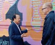 Prem Rawat’s &#39;Peace is Possible&#39; campaign included recently working with world-famous street artist Eine, whose artwork was gifted to President Obama by the Prime Minister of the U.K. Ben Eine invited Prem Rawat to view the striking mural he had created on Ebor Street, Shoreditch, London. While meeting Prem, Eine took the opportunity to explain why he chose to paint the phrase ‘Peace Is Possible’ - an important statement at a time when London and other cities across the UK are experiencing