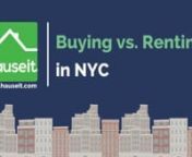 Buying vs. Renting in NYC, Explained: https://www.hauseit.com/rent-vs-buy-nyc/ nnThe question of whether to rent or buy is one of the most commonly debated topics in New York City. In this video, we comprehensively explain the pros and cons of buying vs. renting in NYC.nnSo, what is the main benefit of buying vs. renting in New York City?nnBuying Real Estate Builds Your Net WorthnnOwning real estate in NYC is the easiest and most passive way to build your net worth over time. While it’s true t