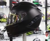 The new AGV CORSA-R motorcycle helmet ideal for track use and racing. Designed for uncompromising performance on the track, it offers most of the Pista GP R’s features, but with a carbon-fiberglass shell and adjustable vents.nnOffering most of the same features as the top-of-the-line Pista GP R but in a carbon-fibreglass shell and adjustable vents, the Corsa R is designed for uncompromising performance on the track. A new interior construction provides a stable, pressure-free fit, and the pate