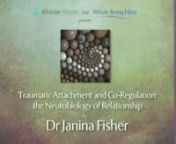 5) Co-Regulation. nIn Traumatic Attachment and Co-Regulation: the Neurobiology of Relationship, Dr Fisher helps us to understand how traumatic attachment in childhood affects not only how we feel in relationships but also the ability of the nervous system to tolerate proximity to others. These high quality recordings give us a deeper understanding of how trauma impacts our attachments to others and how to work relationally and somatically as a therapist and partner to create a greater sense of s