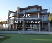 815 King Georges Way, West Vancouver | Shahin Behroyan from shahin