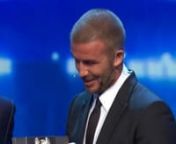 David Beckham spoke proudly about his great career when he was presented with the 2018 UEFA President&#39;s Award in Monaco.n nDavid Beckham has expressed his considerable pride at being the recipient of the 2018 UEFA President&#39;s Award.n nThe English star received the award from UEFA President Aleksander Čeferin at the UEFA Champions League group stage draw ceremony in Monaco on Thursday.n n“It’s amazing to be up there with some of the best,