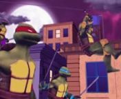 This is scene #26.nFull Ninja Turtles Collaboration here https://www.behance.net/gallery/70496521/TMNT-CollabanA gang of30 designers and animators reanimated 29 scenes from our favorite childhood cartoon - Teenage Mutant Ninja Turtles (1987)