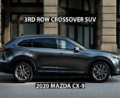 For some car dealers, new car stock may be in short supply due to reduced capacity.This is not the case everywhere.Our Auto Expert Nik Miles test drives the 2020 Mazda CX-9, three-row crossover SUV.