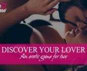 Discover your Lover takes you on a sexual journey with your partner where enjoyment is essential. Using questions and tasks, you and your partner will discover what the both of you really like. The game starts with affectionate, romantic tasks. The next level the game takes you to is the intimate level, things start to warm up now. Then towards the end of the game it’s time for the passionate challenges, with sparkling action where nothing is a must but anything is possible. In a playful way b