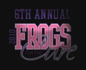 TCU&#39;s 6th Annual Frogs for the Cure game was held on October 16, 2010. Parts of the proceeds of t-shirt sales, tickets, and other merchandise from this game go toward Susan G. Komen for the Cure and the fight against breast cancer. During half-time, students, faculty, community leaders, and breast cancer survivors take the field to form a pink ribbon, celebrate life, and enjoy a half-time video. This year&#39;s video featured Tim Halperin&#39;s