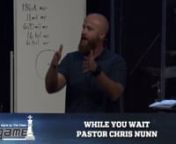 DATE: Sunday. Oct 11, 2020nTitle: While You WaitnSeries: End GamenSpeaker: Chris NunnnPassage: 2 Peter 3:8-13nnThanks for joining us for Christ Community Church IV online! We would love to add you to our online community! Go to: ccciv.org/connect to find our digital connect card! Please take a moment to fill it out so we can continue to stay in touch with you. I could use your feedback about how the online service is working for you, plus we want to continue to build community and share God&#39;s lo