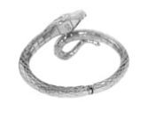https://www.ross-simons.com/865830.htmlnnThis sterling silver snake is about to slither its way into your possession! Lifelike details depict the snake body from beginning to end of the bypass design for a very chic statement piece. Made in Italy. Graduates from 1/4