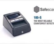 DETECT COUNTERFEIT BANKNOTES IN ANY DIRECTIONnThe Safescan 185-S is our most advanced counterfeit detector yet. Equipped with the latest technology, this device takes only a fraction of a second to scan currencies for seven crucial security features, no matter which way you insert them. The convenient banknote feeder guide ensures USD banknotes are always fed into the detector correctlynnTOP-OF-THE-LINE COUNTERFEIT DETECTIONnThe Safescan 185-S uses the latest counterfeit detection technology to