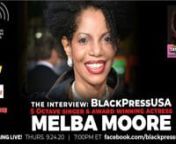 MELBA MOORE Is an American prolific 5 Octave singer and award winning actress, Broadway, Contemporary Soul/R&amp;B, Pop, Rock, Jazz, Gospel and Classical Legend.nnShe was destined to be a Star! It could have been her Grammy-nominated cover of the Aretha Franklin classic