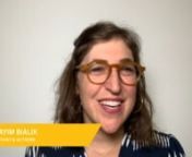 Mayim Bialik's Yiddish Word of the Day for the Forward's gala from mayim bialik