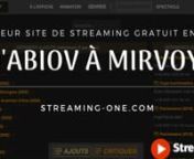 Mirvoy est un nouveau site de streaming de films gratuit en ligne, qui permet de regarder librement les films en haute qualité sans publicité, ni complication d&#39;inscription obligatoire et surtout il donne l&#39;accessibilité gratuite avec une résolution HD comme son père Abiov.nnLien : https://streaming-one.com/mirvoy/nLien : https://streaming-one.com/abiov/